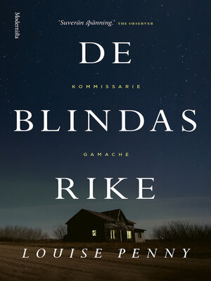 cover image of De blindas rike